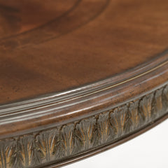 Villa Valencia Classic Chestnut Round Dining Table - Ornate Home