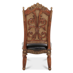 Villa Valencia Classic Chestnut Side Chair (Set of 2) - Ornate Home