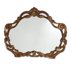 Villa Valencia Classic Chestnut Sideboard Wall Mirror - Ornate Home