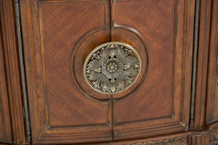 Villa Valencia Classic Chestnut Sideboard with Mirror - Ornate Home