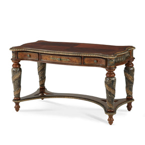 Villa Valencia Classic Chestnut Writing Desk - Ornate Home