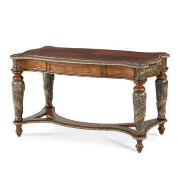 Villa Valencia Classic Chestnut Writing Desk - Ornate Home