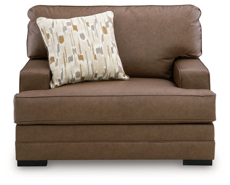 VillaCourt Caramel Chair and a Half - Ornate Home