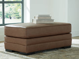 VillaCourt Caramel Ottoman (Online Special Price) - Ornate Home