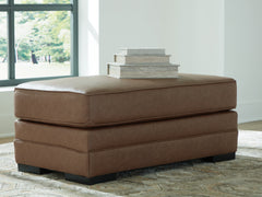 VillaCourt Caramel Ottoman - Ornate Home