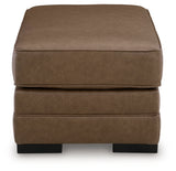 VillaCourt Caramel Ottoman - Ornate Home