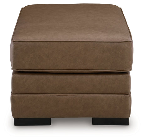 VillaCourt Caramel Ottoman - Ornate Home
