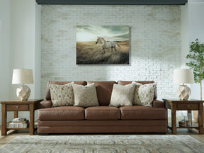 VillaCourt Caramel Sofa (Online Special Price) - Ornate Home