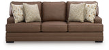 VillaCourt Caramel Sofa (Online Special Price) - Ornate Home