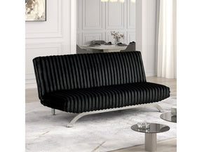 Villeneuve Black Futon Sofa Bed - Ornate Home