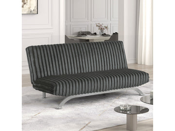 Villeneuve Charcoal Futon Sofa Bed - Ornate Home