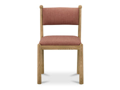 Villetta Deep Pink/Oak Stained Dining Chair (Set of 2) - Ornate Home