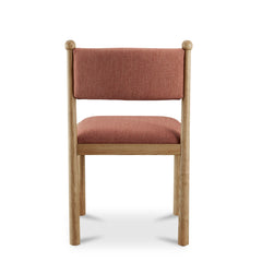 Villetta Deep Pink/Oak Stained Dining Chair (Set of 2) - Ornate Home