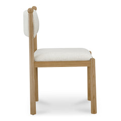 Villetta Stripe/Oak Stained Dining Chair (Set of 2) - Ornate Home