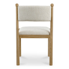 Villetta Stripe/Oak Stained Dining Chair (Set of 2) - Ornate Home