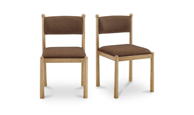 Villetta Warm Brown Dining Chair (Set of 2) - Ornate Home