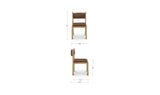 Villetta Warm Brown Dining Chair (Set of 2) - Ornate Home