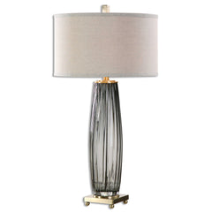 Vilminore Gray Glass Table Lamp - Ornate Home