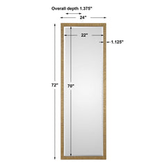 Vilmos Metallic Gold Mirror - Ornate Home