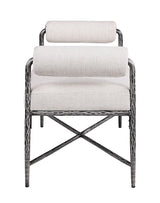 Vilna Gunmetal Bench - Ornate Home