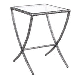 Vilna Gunmetal Side Table - Ornate Home