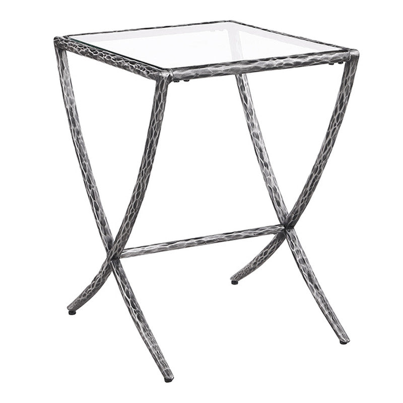 Vilna Gunmetal Side Table - Ornate Home