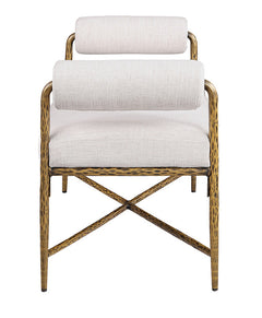 Vilna Matte Gold Bench - Ornate Home