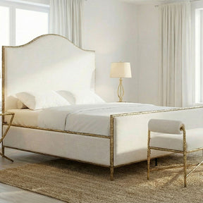 Vilna Matte Gold Full Bed - Ornate Home