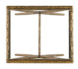 Vilna Matte Gold Side Table - Ornate Home
