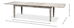 Vince Grey Dining Table - Ornate Home