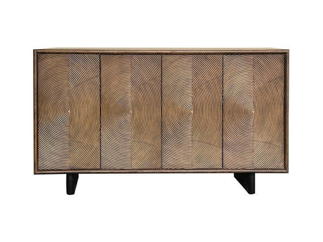 Vincent Brown Four-Door Sideboard - Ornate Home