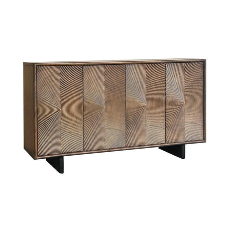 Vincent Brown Four-Door Sideboard - Ornate Home