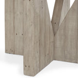 Vincent Distressed Gray Dining Table - Ornate Home