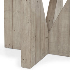 Vincent Distressed Gray Dining Table - Ornate Home
