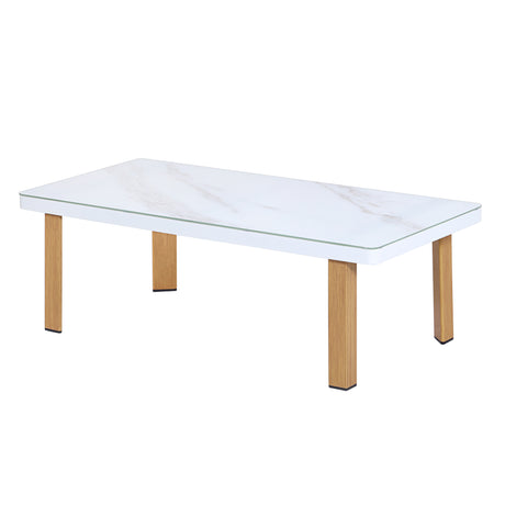 Vine 4-Piece Patio Conversation Set in Cream - Ornate Home