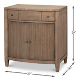 Vineyards Brown Door Chest - Ornate Home