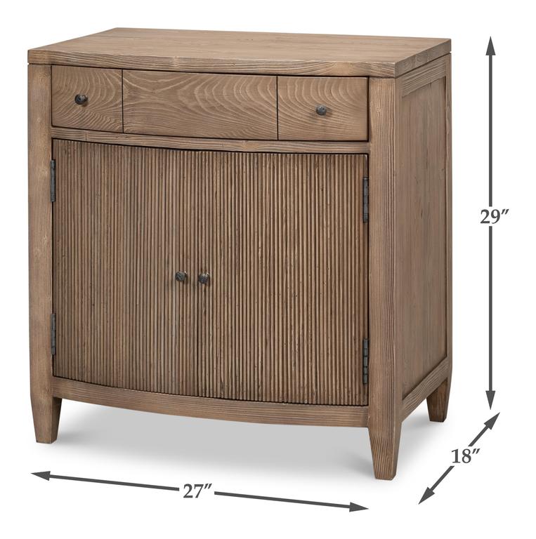 Vineyards Brown Door Chest - Ornate Home