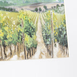 Vineyards Green/Gold Print