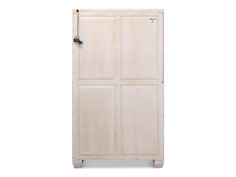 Vineyards White Bar Cabinet - Ornate Home