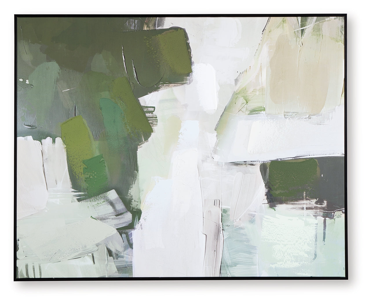 Vinick Green/Gray/White Wall Art (Online Special Price) - Ornate Home