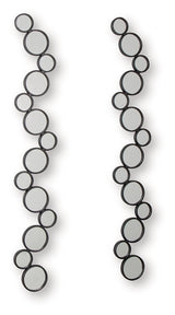 Vinler Black Accent Mirror Set (Set of 2) (Online Special Price) - Ornate Home