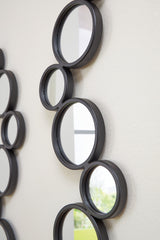 Vinler Black Accent Mirror Set (Set of 2) (Online Special Price) - Ornate Home