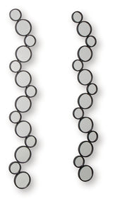 Vinler Black Accent Mirror Set (Set of 2) - Ornate Home