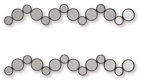 Vinler Black Accent Mirror Set (Set of 2) - Ornate Home