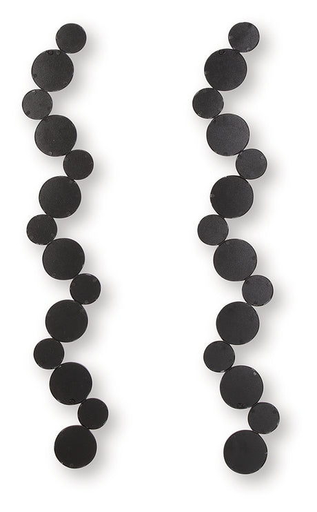 Vinler Black Accent Mirror Set (Set of 2) - Ornate Home