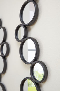 Vinler Black Accent Mirror Set (Set of 2) - Ornate Home