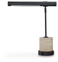 Vinmour Brown/Beige Desk Lamp - Ornate Home