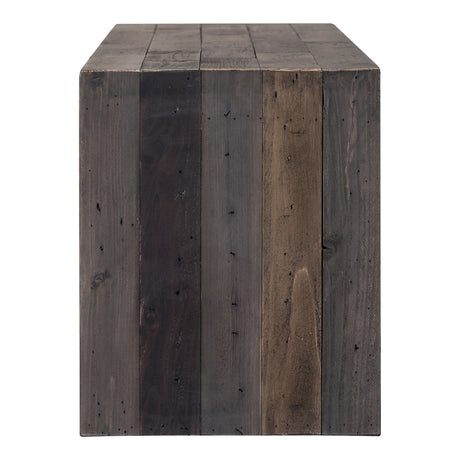 Vintage Grey Large Bench - Ornate Home