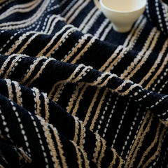 Vintage-Inspired Striped Blankets for Couch Covers Luxury Couch Throw Cover with Timeless Elegance - Ornate Home