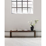 Vintage Light Brown Large Bench - Ornate Home